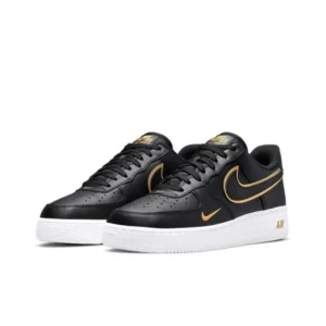 Nike Air Force 1' 07 LV8 Low Black Metalic Gold