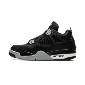 Air Jordan 4 Retro Black Canvas